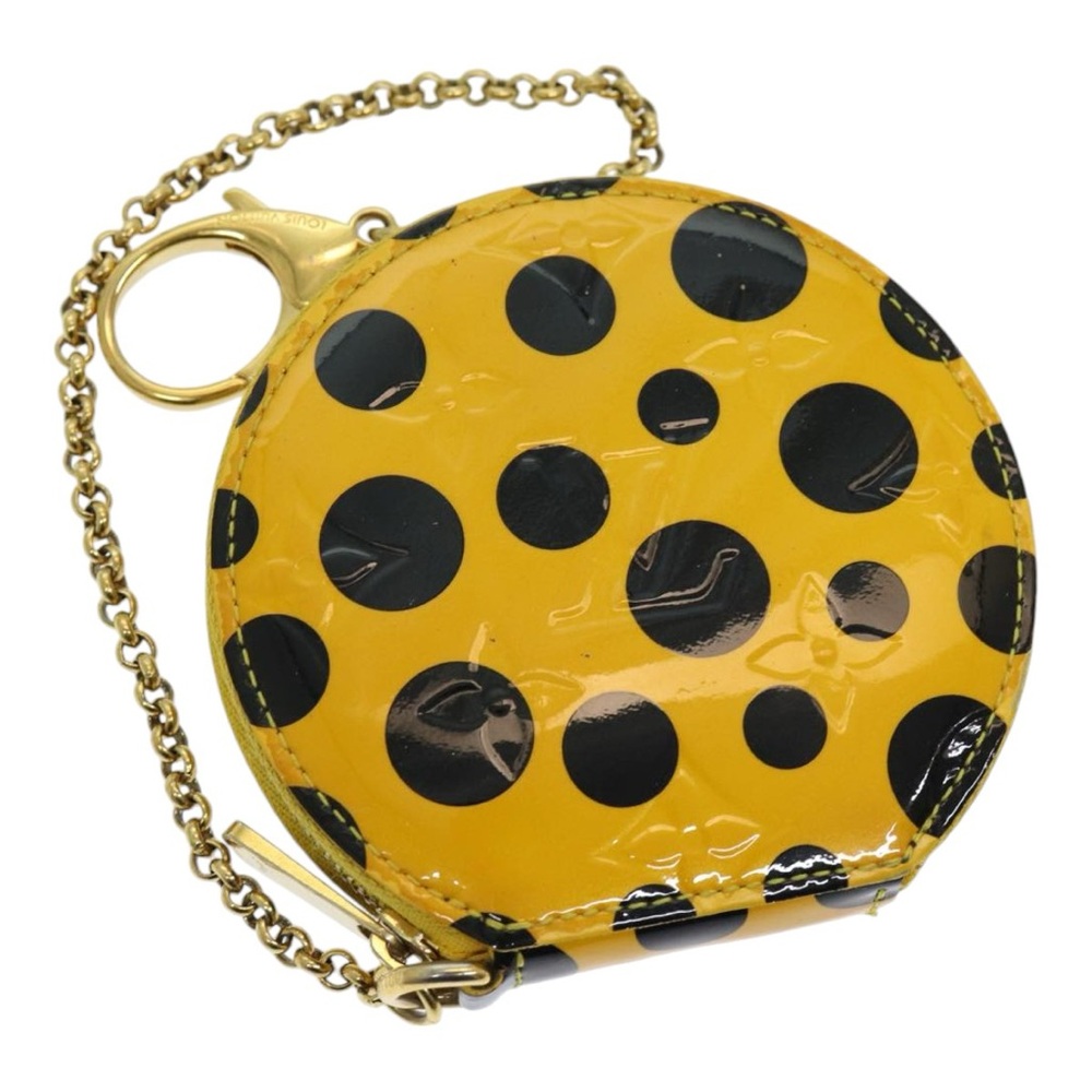 Louis Vuitton Vernis Yayoi Kusama Porte Monnaie Chapo Purse